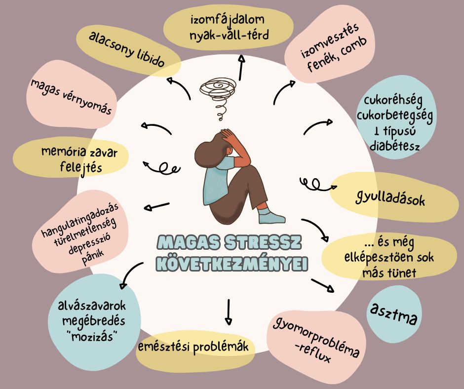 A tartós stressz ezeket a betegségeket okozza